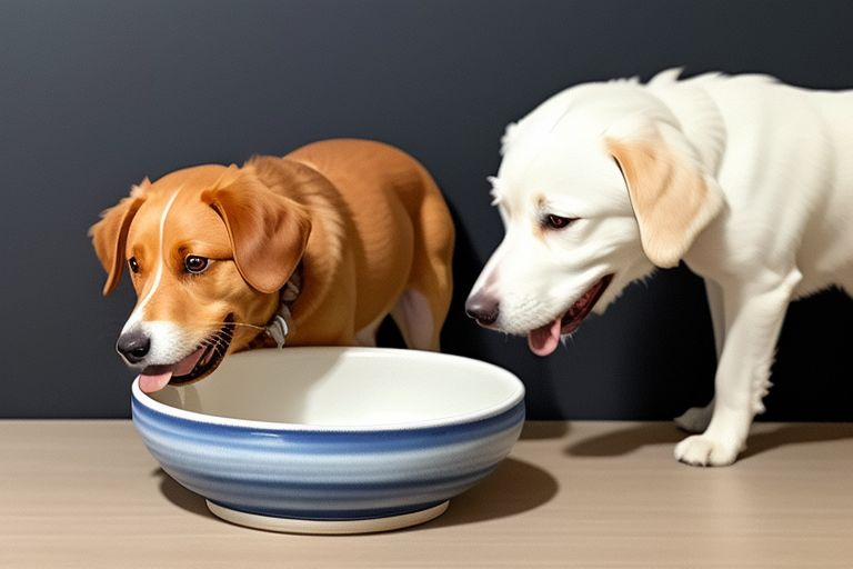bol ceramique chien