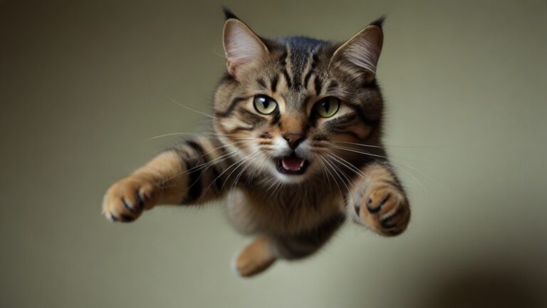 Default mad cat jumps with claws ()