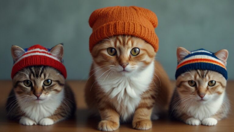 Default cats with hats and cats clothing