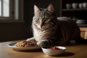 chat nourriture