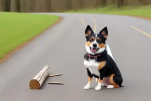 chien rapporte bois