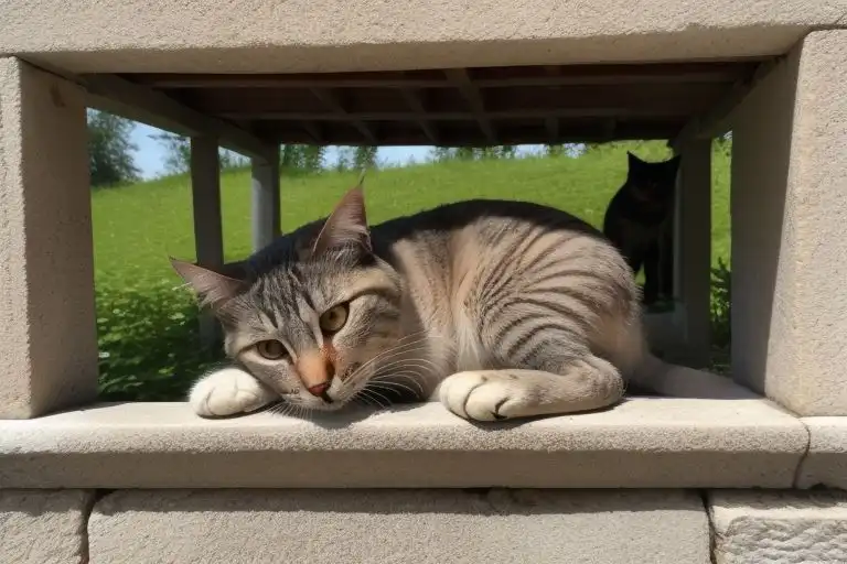 chat canicule