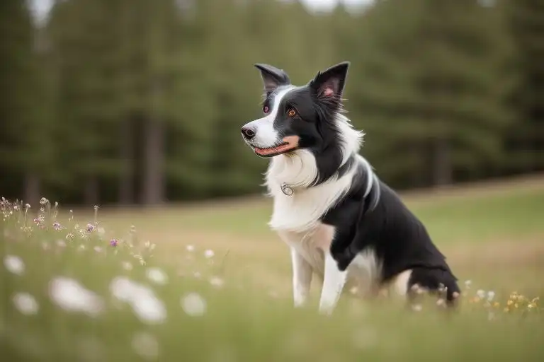 Border Collie s'ennuie