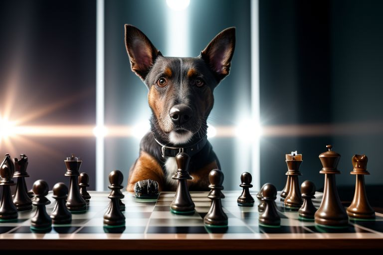 chien intelligent jeu echecs