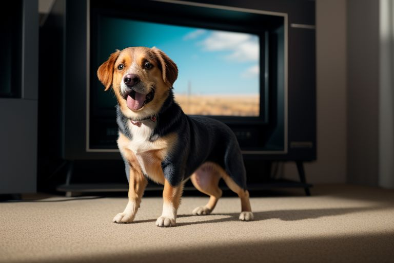 chiens qui aboient devant la télé