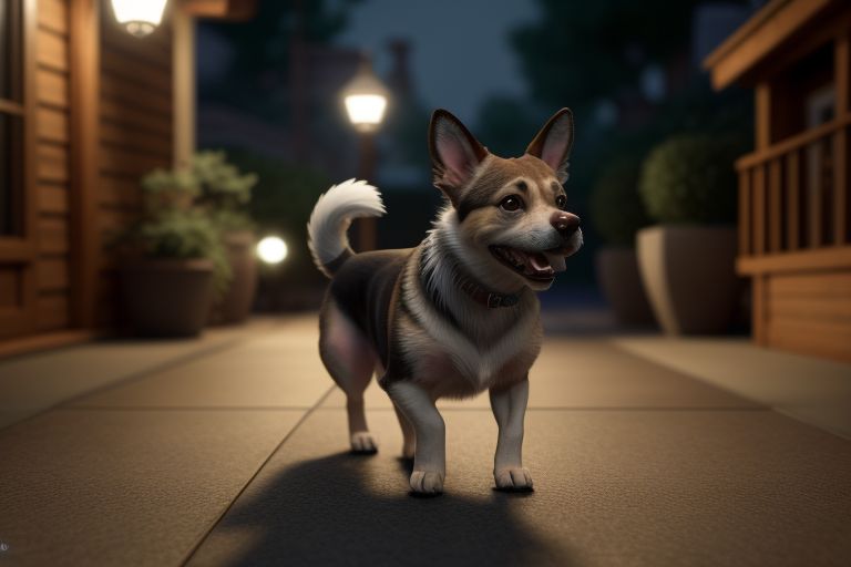 chien nuit