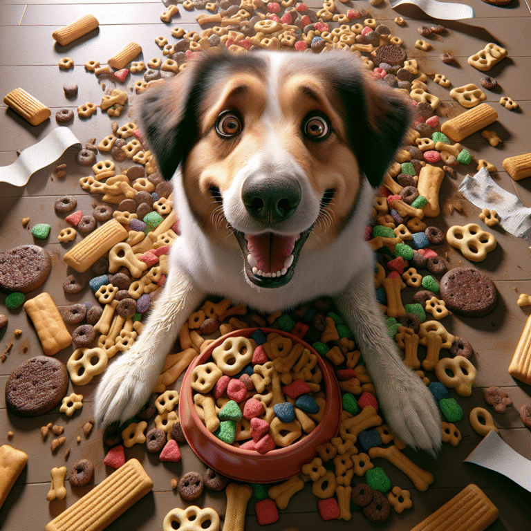 Au secours ! Mon chien a trouvé des friandises ?